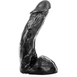 Maxi Dildo realistico curvo All Black 29 cm Maxi Dildo realistico curvo All Black 29 cm