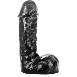 Dildo XL realistico dritto All Black 24,5 cm Dildo XL realistico dritto All Black 24,5 cm