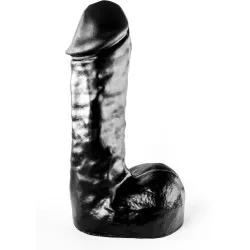 Dildo XL realistico dritto All Black 24,5 cm Dildo XL realistico dritto All Black 24,5 cm