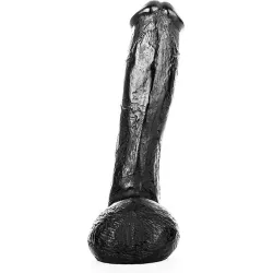 Dildo XL realistico 23 cm All Black Dildo XL realistico 23 cm All Black
