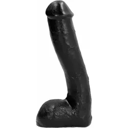 Dildo XL realistico 23 cm All Black Dildo XL realistico 23 cm All Black