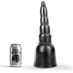 Butt Plug XL con sfere 34 cm All Black Butt Plug XL con sfere 34 cm All Black