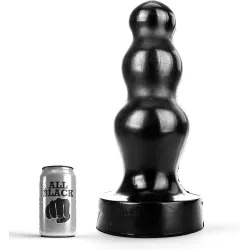 Butt Plug Maxi cono a sfere 38 cm All Black Butt Plug Maxi cono a sfere 38 cm All Black