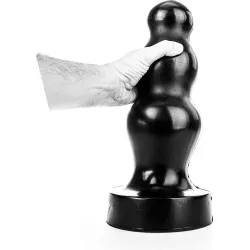 Butt Plug Maxi cono a sfere 38 cm All Black Butt Plug Maxi cono a sfere 38 cm All Black