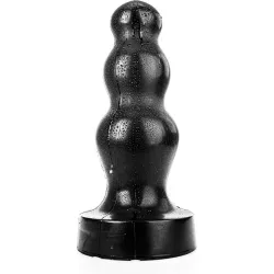 Butt Plug Maxi cono a sfere 38 cm All Black Butt Plug Maxi cono a sfere 38 cm All Black