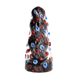 Butt Plug Maxi cono a sfere 38 cm All Black Butt Plug Maxi cono a sfere 38 cm All Black