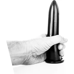 Butt Plug XL liscio 19 cm All Black Butt Plug XL liscio 19 cm All Black