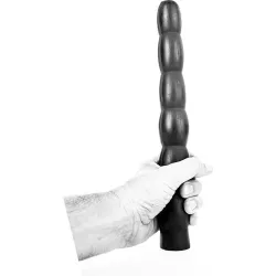 Dildo Anale XXL con sfere 31 cm All Black Dildo Anale XXL con sfere 31 cm All Black
