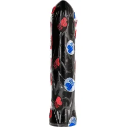 Dildo anale liscio big 22 cm All Black Dildo anale liscio big 22 cm All Black