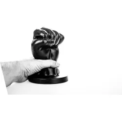 Pugno per fisting 16,5 cm Large All Black Pugno per fisting 16,5 cm Large All Black