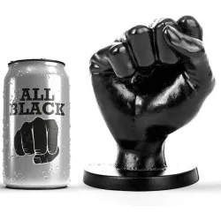 Pugno per fisting 14,50 cm Medium All Black Pugno per fisting 14,50 cm Medium All Black