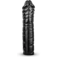 Dildo XXL realistico 38 cm nero All Black