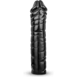 Dildo XXL realistico 38 cm nero All Black Dildo XXL realistico 38 cm nero All Black