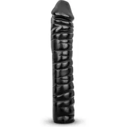 Dildo XXL realistico 38 cm nero All Black Dildo XXL realistico 38 cm nero All Black