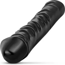 Dildo XXL realistico con ventosa 34 cm nero Dildo XXL realistico con ventosa 34 cm nero