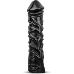 Dildo XXL realistico con ventosa 34 cm nero Dildo XXL realistico con ventosa 34 cm nero