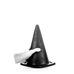 Maxi Plug anale piramide 30 cm All Black Maxi Plug anale piramide 30 cm All Black