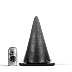 Maxi Plug anale piramide 30 cm All Black Maxi Plug anale piramide 30 cm All Black