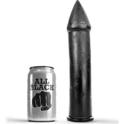 Butt Plug punta a freccia 24 cm All black Butt Plug punta a freccia 24 cm All black