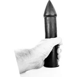 Butt Plug punta a freccia 24 cm All black Butt Plug punta a freccia 24 cm All black