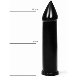 Butt Plug punta a freccia 24 cm All black Butt Plug punta a freccia 24 cm All black