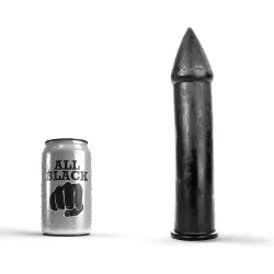 Butt Plug punta a freccia 24 cm All black Butt Plug punta a freccia 24 cm All black