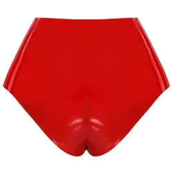 Slip Latex con Dildo Strapon rosso Slip Latex con Dildo Strapon rosso