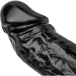 Dildo XL realistico 21 cm All Black Dildo XL realistico 21 cm All Black