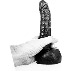 Dildo XL realistico 21 cm All Black Dildo XL realistico 21 cm All Black