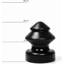 Plug Anale dilatatore 19 cm All black Plug Anale dilatatore 19 cm All black