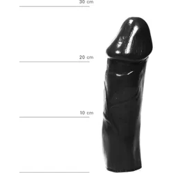 Fallo XXL realistico 28 cm All Black Fallo XXL realistico 28 cm All Black