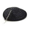 Copri capezzoli forma cuore nero con catena Copri capezzoli forma cuore nero con catena