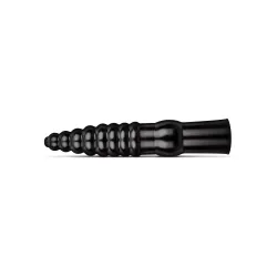Maxi Dildo con sfere graduate 35 cm All Black Maxi Dildo con sfere graduate 35 cm All Black