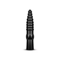 Maxi Dildo con sfere graduate 35 cm All Black