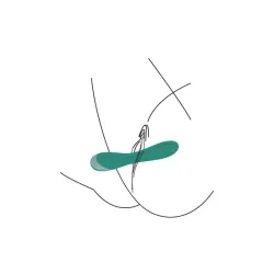 Vibratore punto G verde Timeless love Xocoon Vibratore punto G verde Timeless love Xocoon