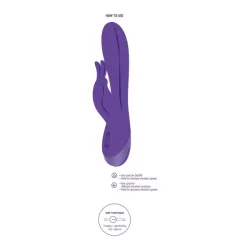 Vibratore rabbit viola Love g-spot Xocoon Vibratore rabbit viola Love g-spot Xocoon