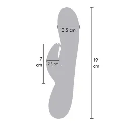 Vibratore rabbit blu Love G-spot Xocoon Vibratore rabbit blu Love G-spot Xocoon