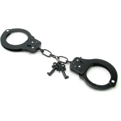Manette BDSM in metallo nere Manette BDSM in metallo nere