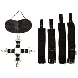 Kit Costrittivo heavy duty hogtie nero Kit Costrittivo heavy duty hogtie nero