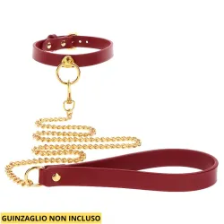 Collare BDSM O-Ring rosso Taboom Collare BDSM O-Ring rosso Taboom