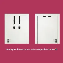 Manette erotiche per porta Taboom bdsm nere Manette erotiche per porta Taboom bdsm nere
