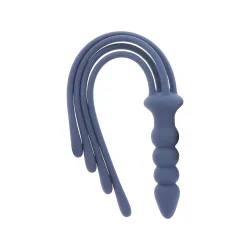 Frusta 4 code e dildo in silicone blu Taboom Frusta 4 code e dildo in silicone blu Taboom