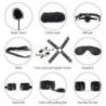 Kit BDSM completo 10 pz nero Kit BDSM completo 10 pz nero