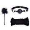 Kit BDSM completo 10 pz nero Kit BDSM completo 10 pz nero