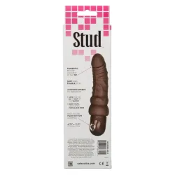 Vibratore realistico curvo 17,3 cm brown Vibratore realistico curvo 17,3 cm brown