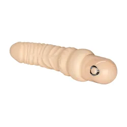 Vibratore realistico curvo 17,3 cm chiaro Vibratore realistico curvo 17,3 cm chiaro