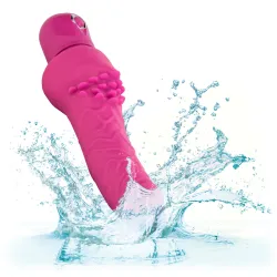 Vibratore vaginale realistico 19 cm fucsia Vibratore vaginale realistico 19 cm fucsia