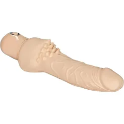 Vibratore vaginale realistico 19 cm chiaro Vibratore vaginale realistico 19 cm chiaro