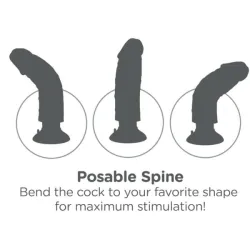 Vibratore Realistico ventosa King Cock 21,5cm Vibratore Realistico ventosa King Cock 21,5cm