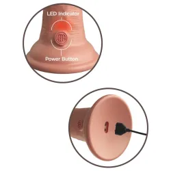 Dildo vibrante 2Density 17,8 cm pelle chiara Dildo vibrante 2Density 17,8 cm pelle chiara